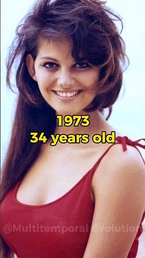 CLAUDIA CARDINALE DEVOLUTION (2024-1955) #shorts
