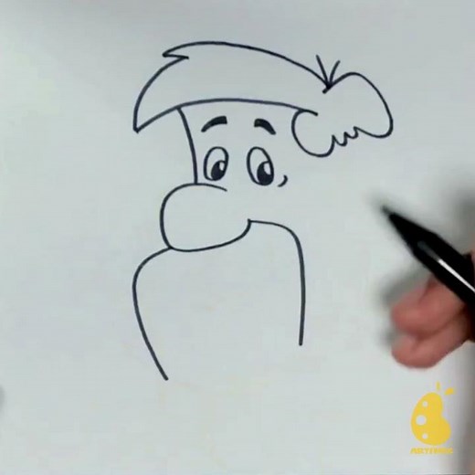 How to Draw Fred flintstone #Shorts