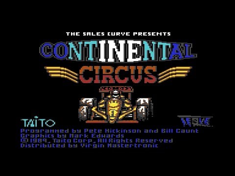 Commodore 64 Longplay [266] Continental Circus (EU)