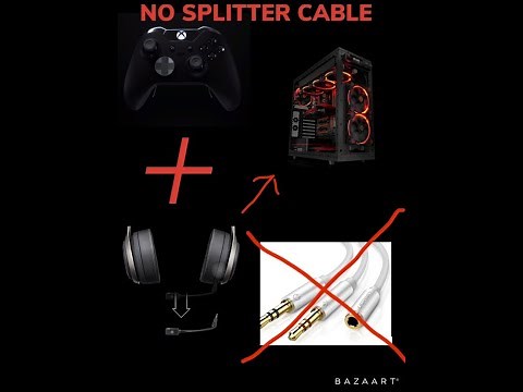 How to use Xbox Headset on a PC (No splitter cable)