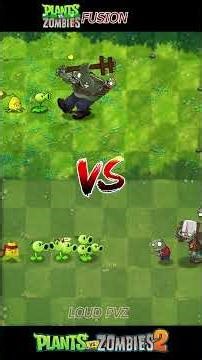 PVZ FUSION VS PVZ 2 - Plant Team Vs Zombie Team - p34 - Who's the stronger ? #gameplayvideo #shorts
