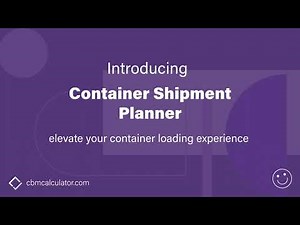 Container Shipment Planner