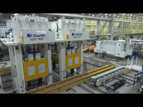 Press Line Install with J&J Industrial Contracting Gantry System