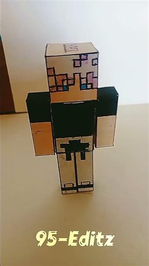 Paper craft Minecraft Character Edit X Bad Ending Funk