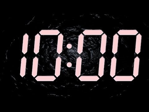 Black screen 10:00 timer no ads no copyright