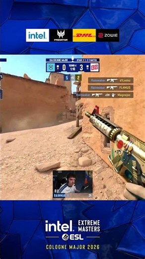 rainwaker breaks them down one by one, TRIPLE kill #esl #colognemajor #cs2
