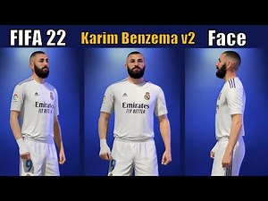 FIFA 22, Karim Benzema V2 Face Mod For Pc