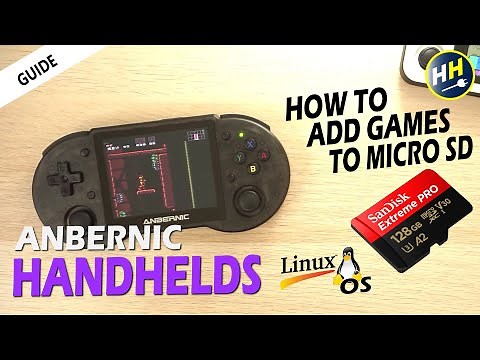 Anbernic/Linux Handhelds - How to Add Games/Roms to Micro SD and Scrape for Artwork