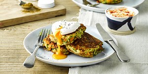 Carrot, Courgette and Cumin Fritters Recipe