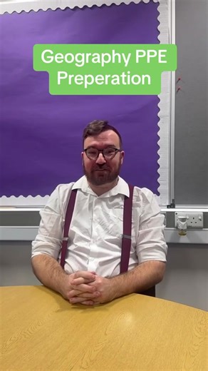 Geography PPE preparation