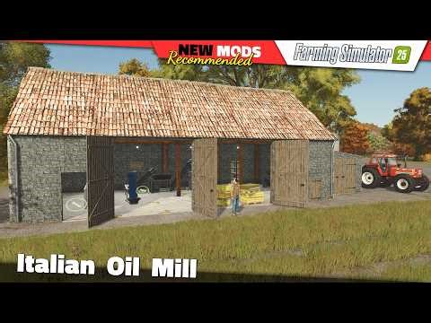 FS25 | Italian Oil Mill - Farming Simulator 25 Mods Review QHD