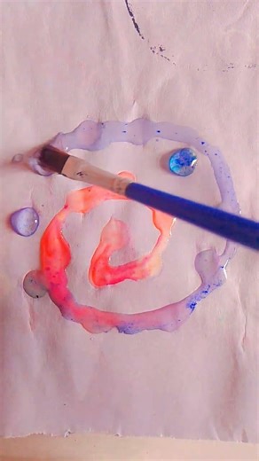 Colour Drop Flow |Satisfying short #shorts