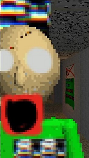 Corrupted Pibby Baldi Jumpscare! Creepy Encounter