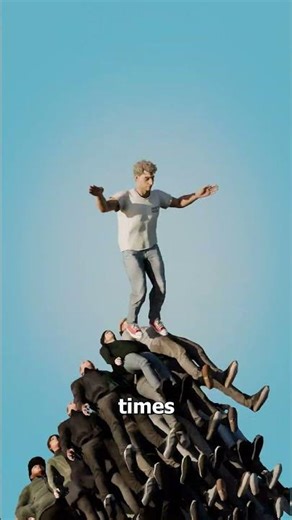 How Many People To Reach The Top Of Burj Khalifa 🤔