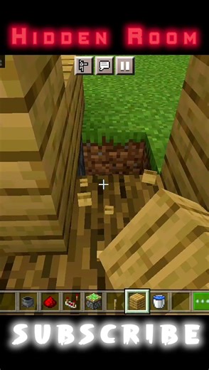 How To Make A SECRET ROOM In Minecraft 🤯 #shorts #minecraft #viral