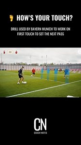 Coach Notes on Instagram: "First touch training drill - this is what an elite first touch looks like"