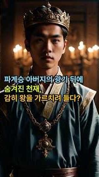 The genius hidden behind the madness of his apostate father dares to teach the king?