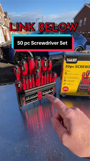 50-Piece Screwdriver Set for Easy Home Repairs