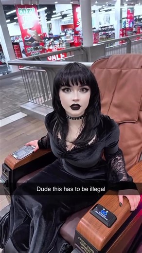 Queen Nephilim ✨😈✨ | What did he say at the end???? . . . . #gothgirl #gothic #humor #dress #boots #gothmakeup #comedysketch #funnyskit #skit #funny #meme #67... | Instagram
