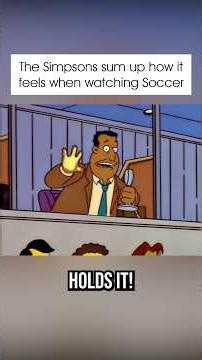 The Simpsons vs Soccer #simpsons #soccer