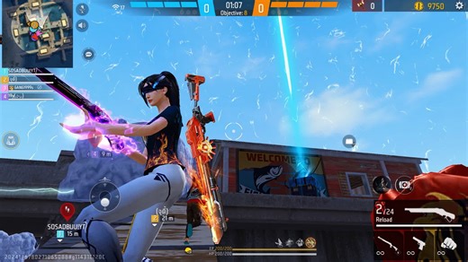 Perfect Shot in Free Fire with RUOK