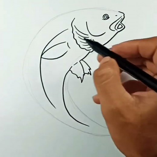 How to draw Cod Fish #shorts