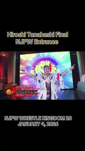 Hiroshi Tanahashi's Final NJPW Entrance at Wrestle Kingdom 20