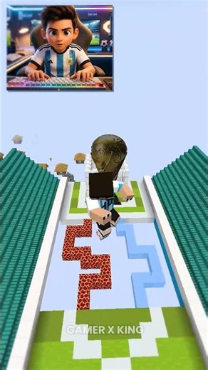 RONALDO vs NEYMAR vs Messi Who WINS Fifa Trophy 🏆..... #minecraft #shorts #fifa #fifa2026 #cr7