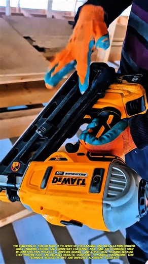 Fast Wood Framing with Cordless Nail Gun | Efficient Construction Method.