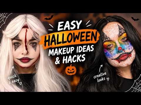 Halloween Makeup Ideas & Hacks | Easy Halloween Looks