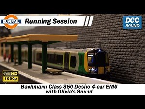 Bachmann Class 350 31-031 Desiro 4-Car EMU in London Midland Livery with Olivia's DCC Sound & Lights