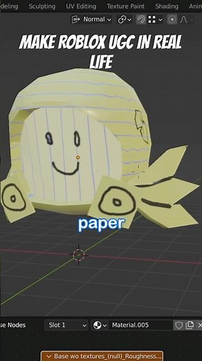 I Made a CUSTOM DOMINUS UGC IN REAL LIFE #roblox #robloxugc #blender