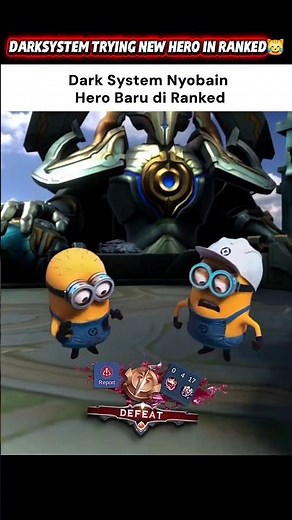 MLBB Dark System Players Be Like 😭 Trying New Hero in Ranked Without Practice!