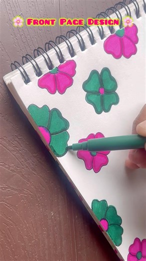 Beautiful Front Page Design🌸||School Project Idea🌻#frontpage#schoolproject#borderdesign#cover