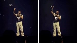 Drake Catches Book Thrown At Him Onstage, 'You're Lucky I'm Quick'