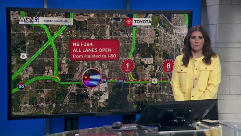All lanes reopen on I-294 northbound after shooting investigation in south suburbs early Monday morning, Illinois State Police say