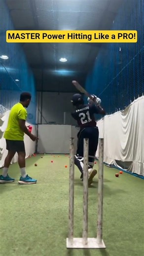 MASTER Power Hitting Like a PRO! 🏏💥 #CricketTips