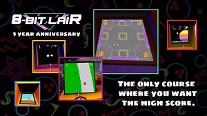 4.9K views · 30 reactions | Happy 1 Year anniversary to 8-Bit Lair! There's never been a better time to hop in, play some arcade games, conquer some tricky holes and defeat the sinister Vincent Vector once and for all! Sound off below with your favorite 8-Bit Lair memories from the past year.  | Walkabout Mini Golf | Facebook