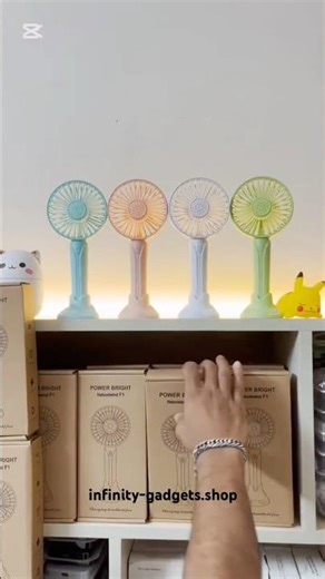 F1 Stylish Handy Mini USB Lithium Battery Rechargeable Hand Fan #trendinggadgets #minifans #handfan