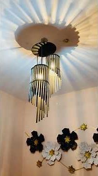 Let's try it out😁|Hanging Lamp Making DIY Craft With Waste Material