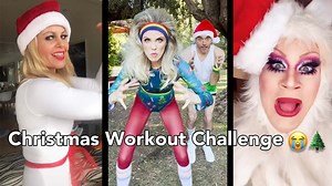 Christmas workout challenge 😭🎄😍 | Laura Clery