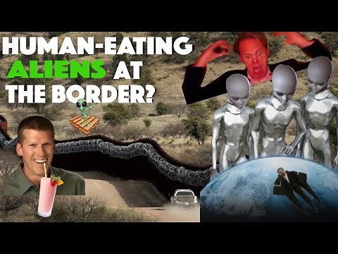 David Wilcock Warns Mike Adams About Human-Eating Aliens at Border