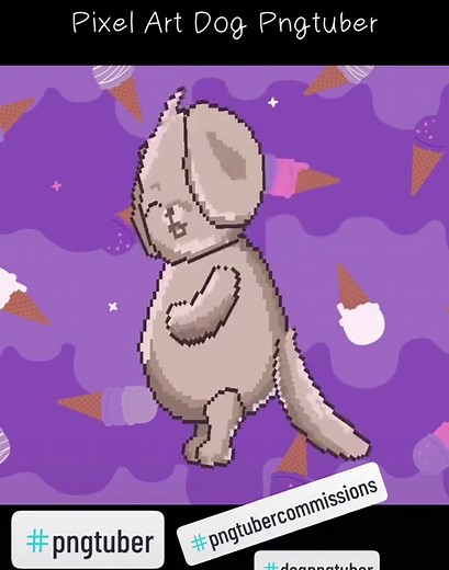 Pixel Art Dog Pngtuber - Create Adorable Pixel Art Dogs