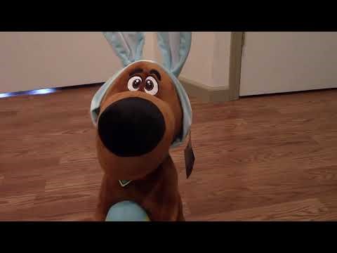 Terrific non-TV Toys: Scoob Easter greeter plush, Gemmy, 2024