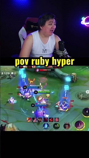 ruby hyper kuat def 😳😳 #reels #mobilelegends #mlbb #reaction