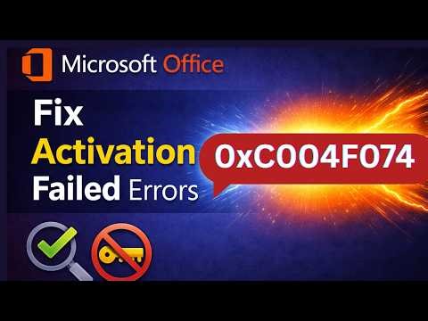 How to Fix Microsoft Office Activation error | Very Easy