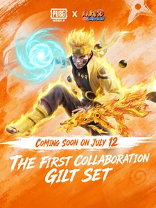 PUBG Mobile x NARUTO Collab: Naruto Prize Path & First Gilt Set (July 12)