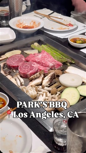 Rick Lox on Instagram: "This is one of LA’s best and most iconic Korean BBQ institutions 🥩 @parksbbq #foodie #foodreview #kbbq #koreanfood"