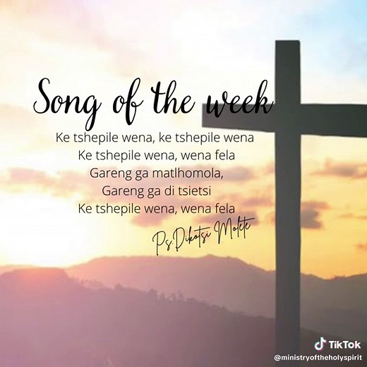 Song of the Week: Ke Tshepile Wena by IPCC