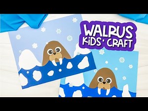 Walrus Arctic Animal Craft For Kids